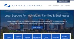 Desktop Screenshot of coateslaw.com